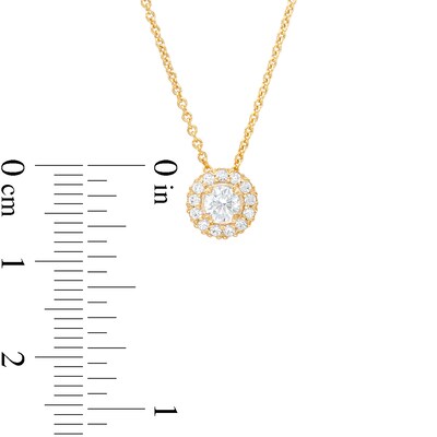 0.25 CT. T.W. Diamond Frame Pendant in 10K Gold