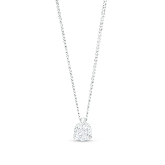 CT. Certified Canadian Diamond Solitaire Pendant in 14K Gold (I/I2