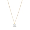 Thumbnail Image 0 of Trouvaille Collection 0.30 CT. DeBeers®-Graded Diamond Solitaire Pendant in 14K Gold (F/I1)