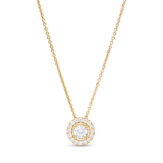 CT. T.W. Diamond Frame Pendant in 10K Gold