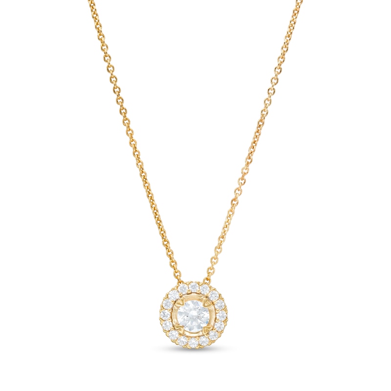 CT. T.W. Diamond Frame Pendant in 10K Gold|Peoples Jewellers