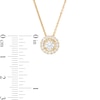 0.50 CT. T.W. Diamond Frame Pendant in 10K Gold