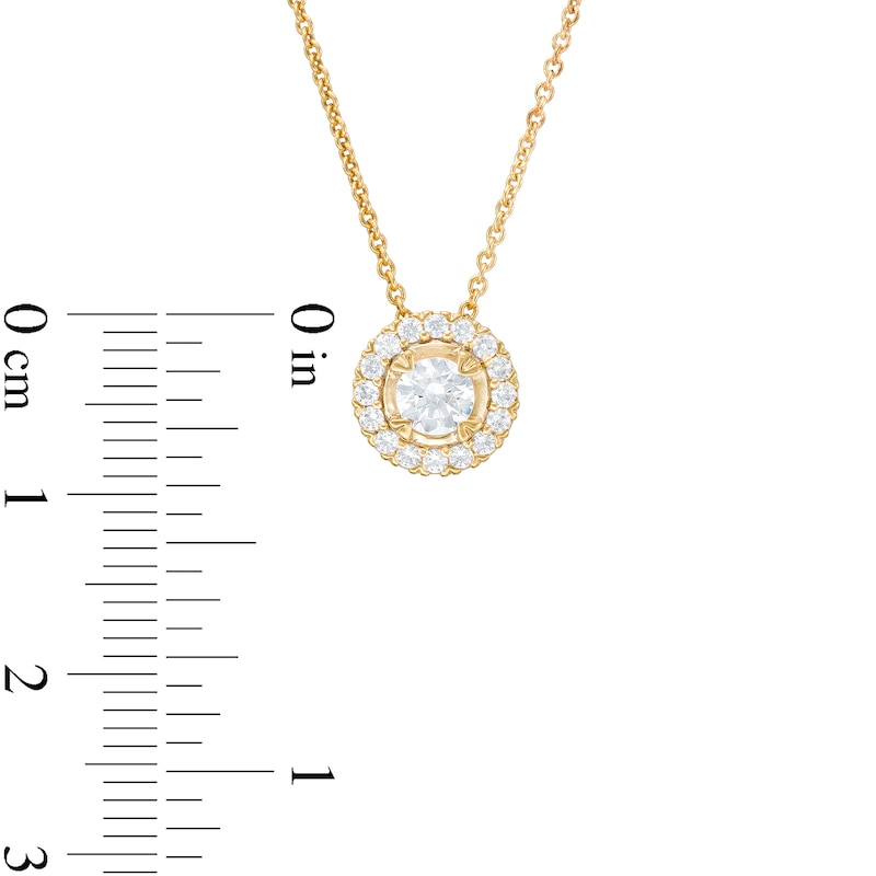 CT. T.W. Diamond Frame Pendant in 10K Gold|Peoples Jewellers