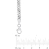 4.4mm Curb Chain Anklet in Sterling Silver - 9"