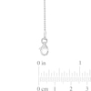 Thumbnail Image 2 of 1.0mm Ball Chain Anklet in Sterling Silver - 9"