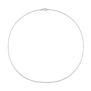 1.5mm Bead Chain Necklace in Sterling Silver