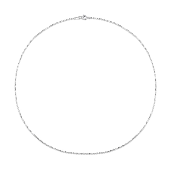 1.5mm Bead Chain Necklace in Sterling Silver