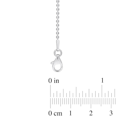 1.5mm Bead Chain Necklace in Sterling Silver