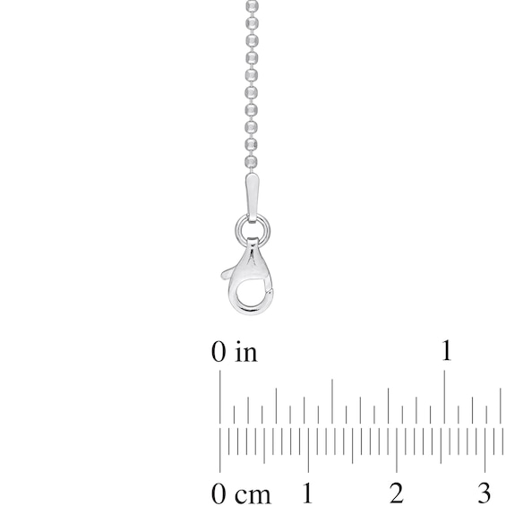 1.5mm Bead Chain Necklace in Sterling Silver