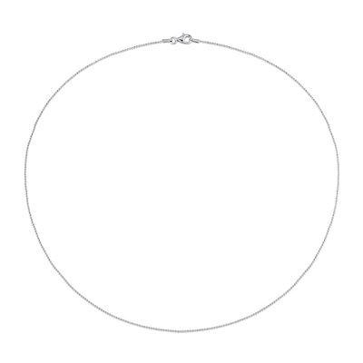 1.0mm Bead Chain Necklace in Sterling Silver