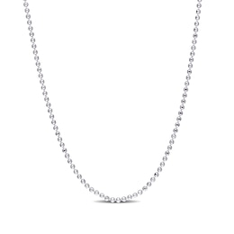 1.5mm Bead Chain Necklace in Sterling Silver - 16&quot;