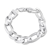 Ladies' 14.5mm Figaro Chain Bracelet in Sterling Silver - 9"