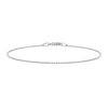 Thumbnail Image 0 of Ladies' 1.0mm Bead Chain Bracelet in Sterling Silver - 7.5"