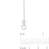 Thumbnail Image 2 of Ladies' 1.0mm Bead Chain Bracelet in Sterling Silver - 7.5"