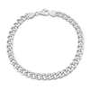 Thumbnail Image 0 of 6.5mm Curb Chain Anklet in Sterling Silver - 9"