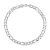 14.5mm Figaro Chain Necklace in Sterling Silver - 24"