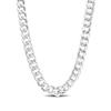 Thumbnail Image 0 of 12.5mm Curb Chain Necklace in Sterling Silver - 24"