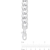 Thumbnail Image 3 of 12.5mm Curb Chain Necklace in Sterling Silver - 24"