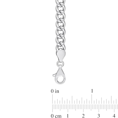 6.5mm Curb Chain Necklace in Sterling Silver