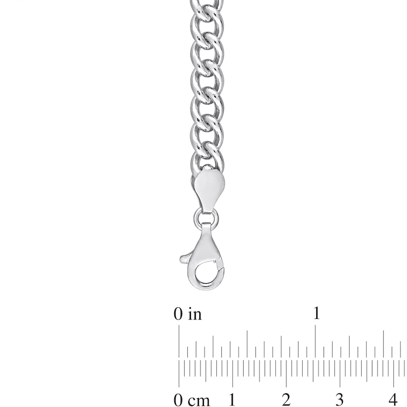 6.5mm Curb Chain Necklace in Sterling Silver|Peoples Jewellers