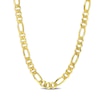 Thumbnail Image 0 of 5.5mm Figaro Chain Necklace in Sterling Silver with Yellow Rhodium - 24"