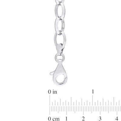 8.0mm Rolo Chain Necklace in Sterling Silver - 24"