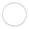 Thumbnail Image 2 of 5.5mm Figaro Chain Necklace in Sterling Silver - 24"