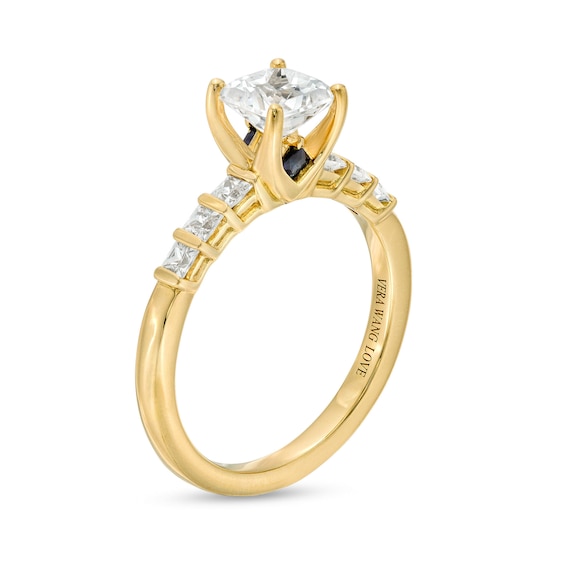 Vera Wang Love Collection 0.95 CT. T.W. Princess-Cut Diamond Engagement Ring in 14K Gold