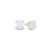 Thumbnail Image 0 of Trouvaille Collection 0.50 CT. T.W. DeBeers®-Graded Diamond Solitaire Stud Earrings in 14K Gold (F/I1)