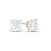 Thumbnail Image 0 of Trouvaille Collection 1.00 CT. T.W. DeBeers®-Graded Diamond Solitaire Stud Earrings in 14K Gold (F/I1)