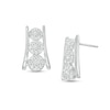 Thumbnail Image 0 of 0.32 CT. T.W. Multi-Diamond Graduated Trio Stud Earrings in 10K White Gold