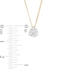 Thumbnail Image 3 of 1.00 CT. Certified Canadian Diamond Solitaire Pendant in 14K Gold (I/I2)