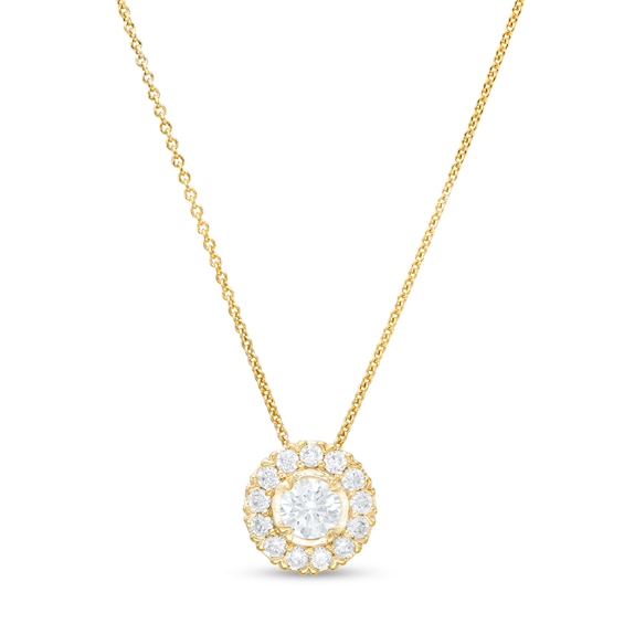 1.00 CT. T.W. Diamond Frame Pendant in 10K Gold