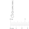 Thumbnail Image 4 of 2.2mm Figaro Chain Necklace in Sterling Silver - 20&quot;