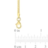 Thumbnail Image 3 of 2.0mm Herringbone Chain Necklace in Sterling Silver with Yellow Rhodium - 16"