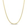 Thumbnail Image 0 of 2.0mm Herringbone Chain Necklace in Sterling Silver with Yellow Rhodium