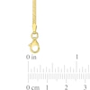Thumbnail Image 3 of 2.0mm Herringbone Chain Necklace in Sterling Silver with Yellow Rhodium