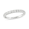Thumbnail Image 0 of 0.46 CT. T.W. Diamond Engravable Anniversary Band in Sterling Silver (1 Line)