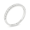 Thumbnail Image 1 of 0.46 CT. T.W. Diamond Engravable Anniversary Band in Sterling Silver (1 Line)