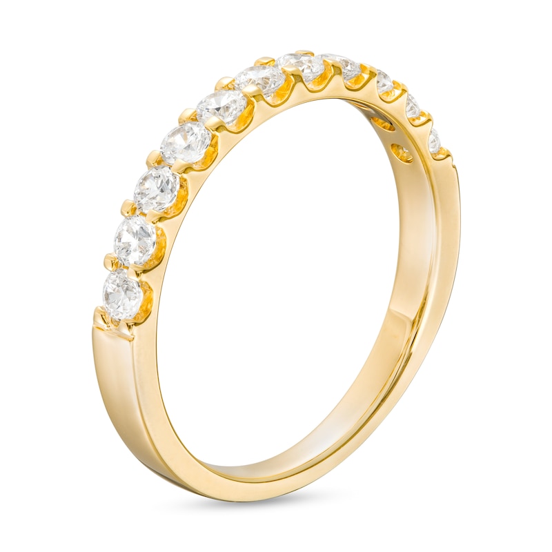 Main Image 3 of 0.50 CT. T.W. Certified Diamond Eleven Stone Anniversary Band in 14K Gold (I/SI2)