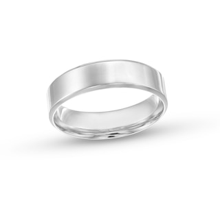 Men's 6.0mm Comfort Fit Wedding Band in Platinum