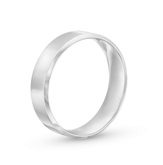 Men's 6.0mm Comfort Fit Wedding Band in Platinum