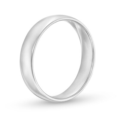 Men's 5.0mm Comfort Fit Wedding Band in Platinum