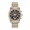 Thumbnail Image 2 of Men's Citizen Eco-Drive® Crystal Two-Tone Chronograph Watch with Black Dial and Bracelet Box Set (Model: AT2454-65E)