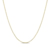 Thumbnail Image 0 of 1.0mm Bead Chain Necklace in Sterling Silver with Gold-Tone Flash Plate - 20"