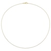 Thumbnail Image 2 of 1.0mm Bead Chain Necklace in Sterling Silver with Gold-Tone Flash Plate - 20"