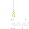 Thumbnail Image 4 of 1.0mm Bead Chain Necklace in Sterling Silver with Gold-Tone Flash Plate - 16&quot;