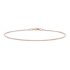 Thumbnail Image 0 of Men's 1.0mm Bead Chain Bracelet in Sterling Silver with Rose-Tone Flash Plate - 9"