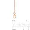 Thumbnail Image 2 of Men's 1.0mm Bead Chain Bracelet in Sterling Silver with Rose-Tone Flash Plate - 9"