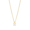 Thumbnail Image 0 of 0.20 CT. Diamond Solitaire Pendant in 14K Gold (J/I3) – 19"